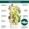 image:imageGardyn Hydroponics Growing System Vertical Indoor Garden Planter  Smart Herb Garden Includes 30 NonGMO Indoor Plants Herbs amp Vegetables amp LED Grow Lights for Your Home Indoor Gardening System