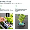 image:imageRise Garden 3 Indoor Garden Hydroponic Growing System 130W LED 12Gal Water Capacity for 72 Plants Two Levels