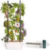 image:imageGardyn 40 Bundle with Hydroponics Growing System Vertical Indoor Tower Garden Germination Nursery amp HydroBoost 40 Gardyn Home Kit 30 Free NonGMO Plants LED Grow Lights 30 Day Kelby Trial