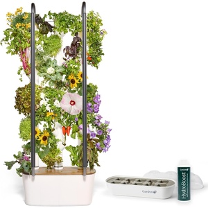 image:imageGardyn 40 Bundle with Hydroponics Growing System Vertical Indoor Tower Garden Germination Nursery amp HydroBoost 40 Gardyn Home Kit 30 Free NonGMO Plants LED Grow Lights 30 Day Kelby Trial