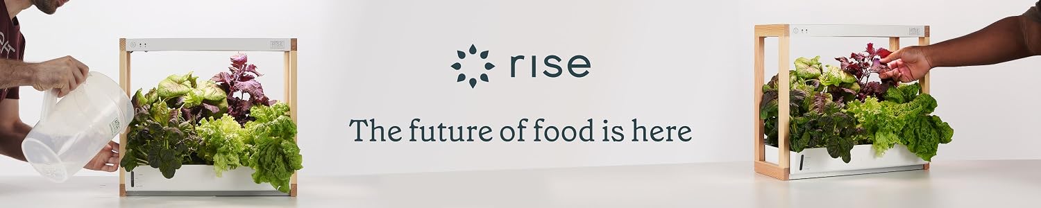 Rise Gardens | Zero-Mess Home Growing – Stackable Vertical LED Hydroponic Kits
